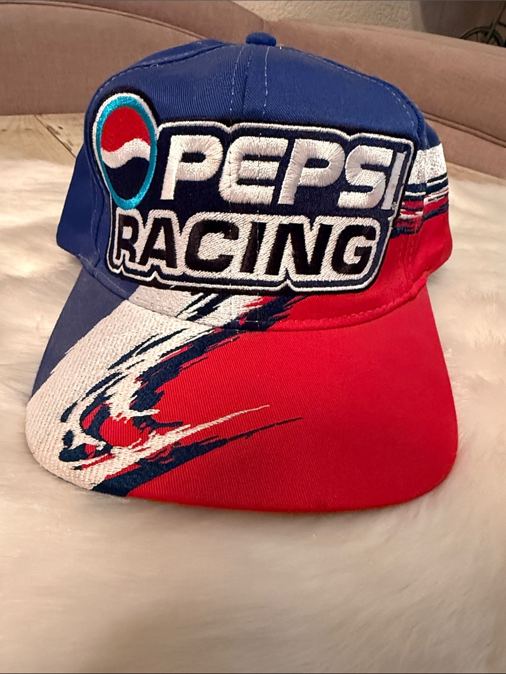 Jeff Gordon 24 Pepsi Racing Cap in Blue, Red & White